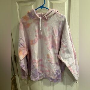 Pink Tie Dye Hoodie